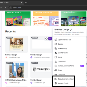 delete folder in canva